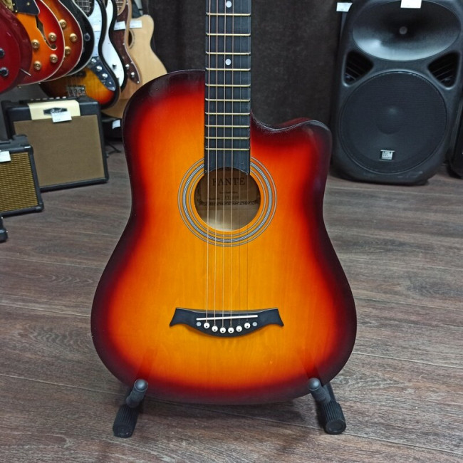 Акустическая гитара Fante FT-D38-3TS санберст с вырезом