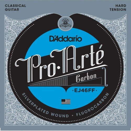 Струны для классической гитары D`Addario EJ46FF PRO ARTE Hard Tension карбон
