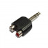Переходник 2xRCA мама - Jack 6.3 Soundking CC311 Переходник 2xRCA мама - Jack 6.3 Soundking CC311