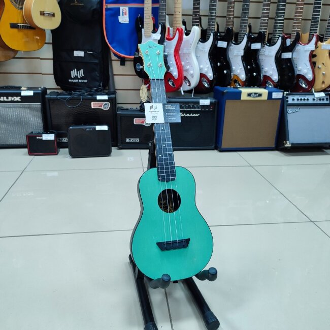 Укулеле концерт FLIGHT TUC-35 LB цвет морской волны чехол в комплекте