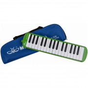 BEE BM-32K E мелодика духовая клавишная 32 клавиши, цвет зеленый, мягкий чехол