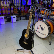 Акустическая гитара Mirra WM-3411-BK черная матовая 34" Акустическая гитара Mirra WM-3411-BK черная матовая 34"