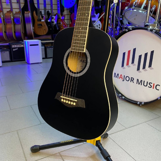 Акустическая гитара Mirra WM-3411-BK черная матовая 34" Акустическая гитара Mirra WM-3411-BK черная матовая 34"