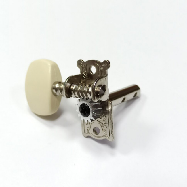 Левый одиночный колок никелированный без втулки Alice AOD-014A(L)