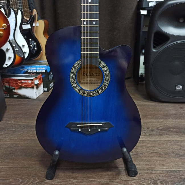 Акустическая гитара Belucci BC3810BLS с вырезом синяя