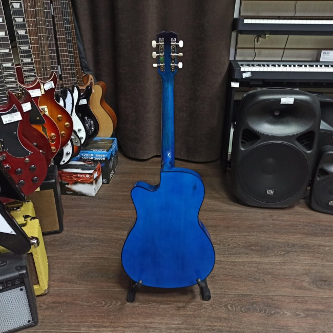 Акустическая гитара Belucci BC3810BLS с вырезом синяя