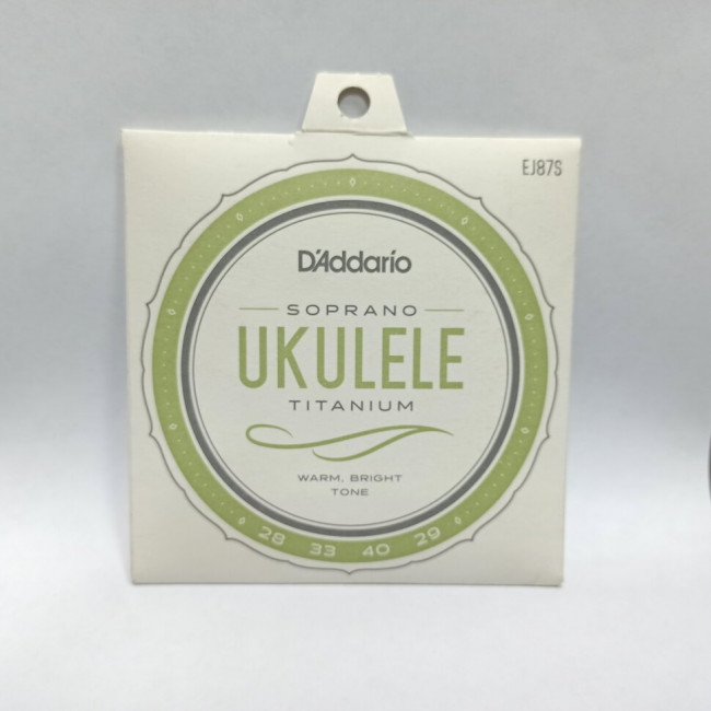 Струны для укулеле сопрано D'addario Ej87s