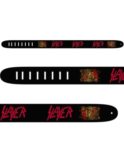 Гитарный ремень PERRI'S P25SY-1376 SLAYER кожа Гитарный ремень PERRI'S P25SY-1376 SLAYER кожа