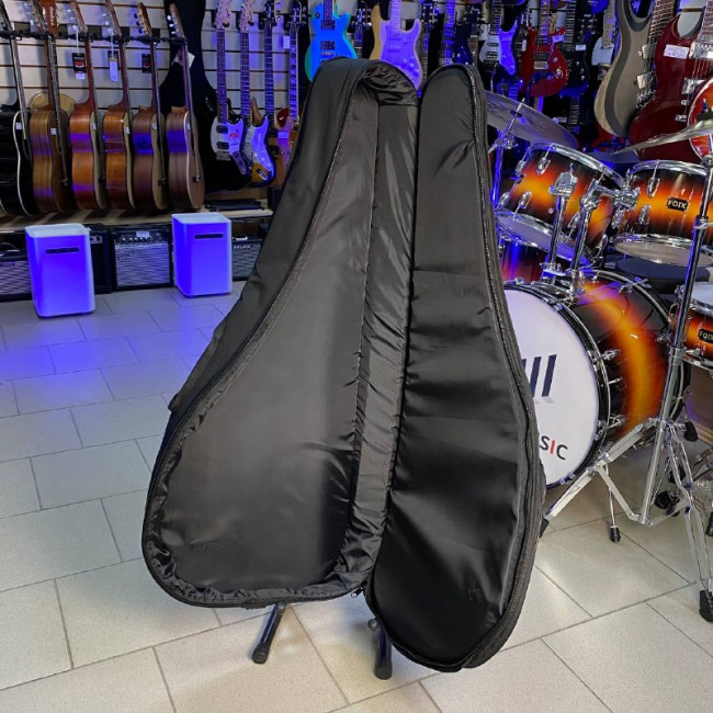 Чехол для акустической гитары ЧГ12-4 полужесткий (так же подходит для 12-струнной гитары) Чехол для акустической гитары ЧГ12-4 полужесткий (так же подходит для 12-струнной гитары)