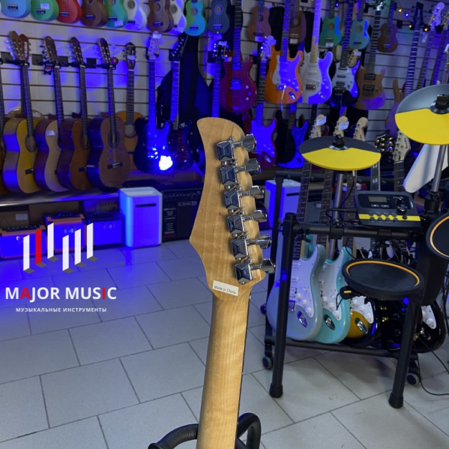 Электрогитара Terris TST-39 LB цвет морской волны SSS Электрогитара Terris TST-39 LB цвет морской волны SSS