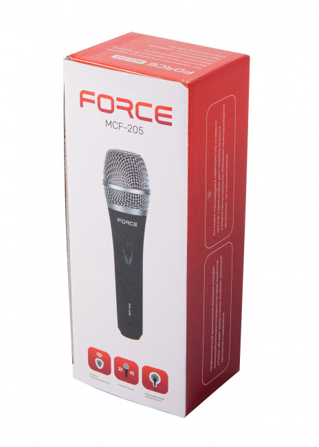 Микрофон динамический Force MCF-205 с выключателем