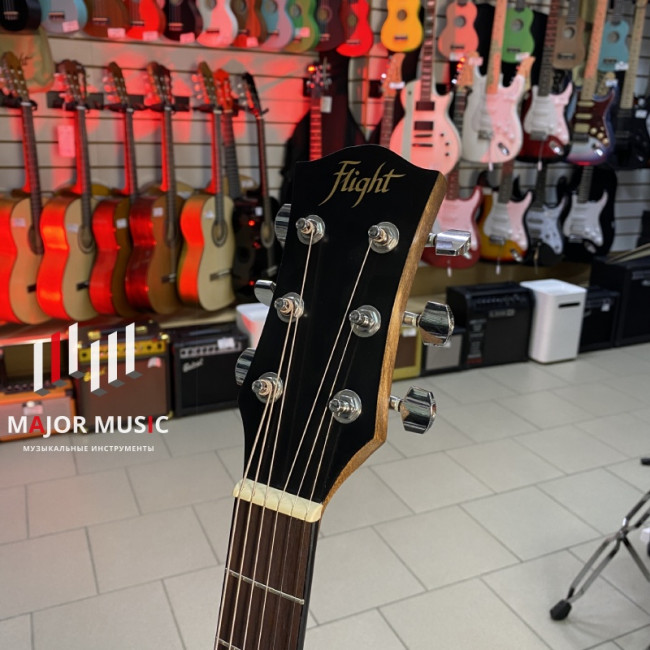 Акустическая гитара Flight D-155C MAH с вырезом цвет натуральный Акустическая гитара Flight D-155C MAH с вырезом цвет натуральный