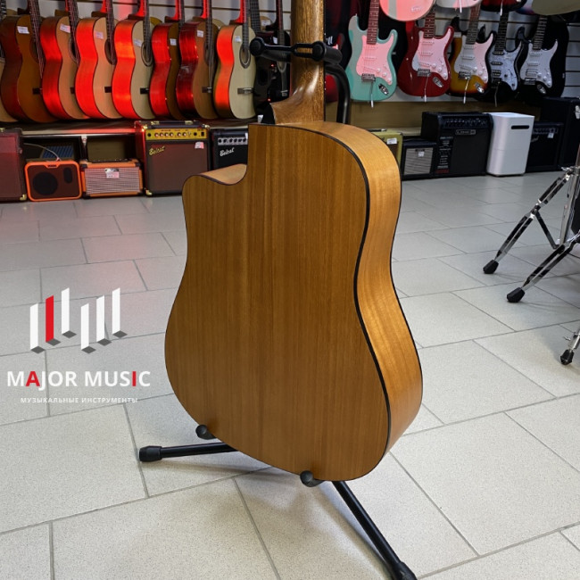 Акустическая гитара Flight D-155C MAH с вырезом цвет натуральный Акустическая гитара Flight D-155C MAH с вырезом цвет натуральный