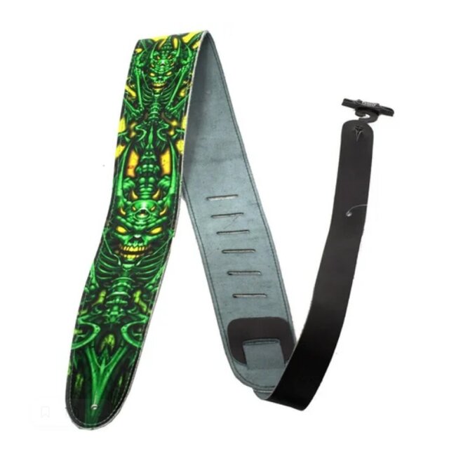 Гитарный ремень PERRI'S P25TJ-2704 Tattoo Johnny кожа Гитарный ремень PERRI'S P25TJ-2704 Tattoo Johnny кожа