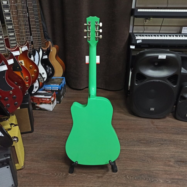 Акустическая гитара Belucci BC3810GR с вырезом зеленая