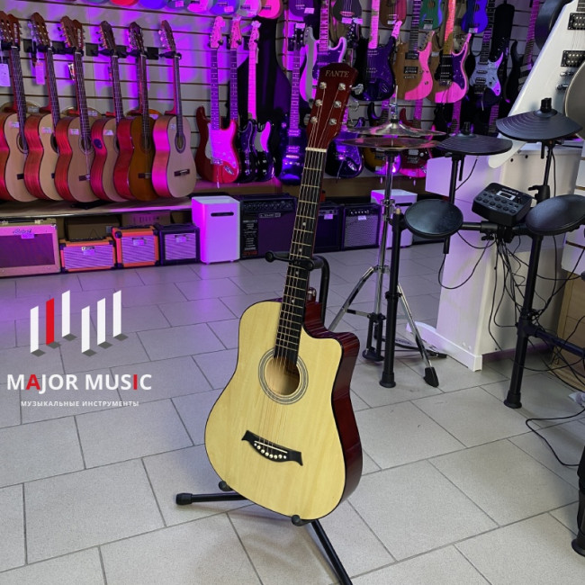 Акустическая гитара Fante FT-D38-N натуральный с вырезом