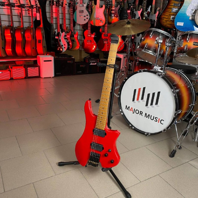 Электрогитара Caraya HL-1A-RD безголовая красная