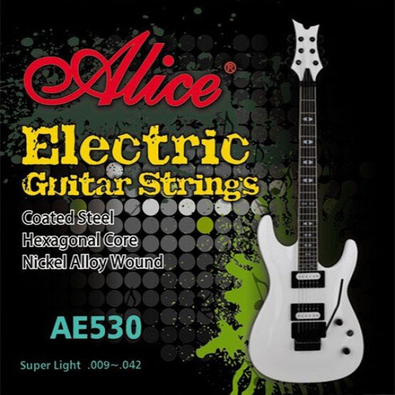 Струны для электрогитары 9-42 Alice AE530SL 531 никель Струны для электрогитары 9-42 Alice AE530SL 531 никель