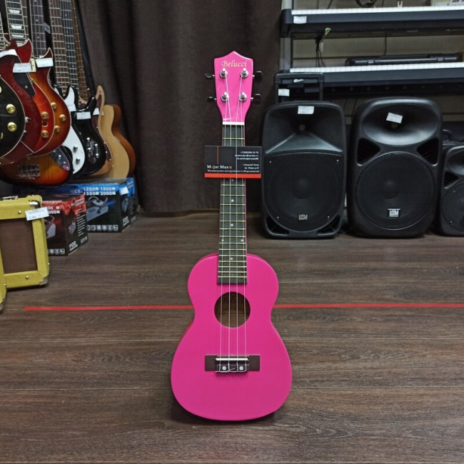 Укулеле концерт Belucci XU23-11 Rose Pink