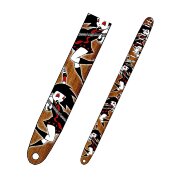 Гитарный ремень PERRI'S P25TJ-660 Tattoo Johnny - Девочка с гитарой кожа Гитарный ремень PERRI'S P25TJ-660 Tattoo Johnny - Девочка с гитарой кожа