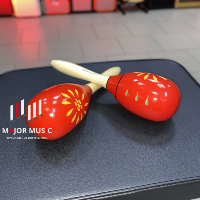 Маракасы Fleet M6 деревянные на ручке Маракасы Fleet M6 деревянные на ручке