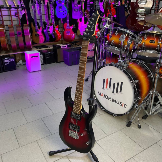 Электрогитара Cort X100-OPBB X Series красный санберст