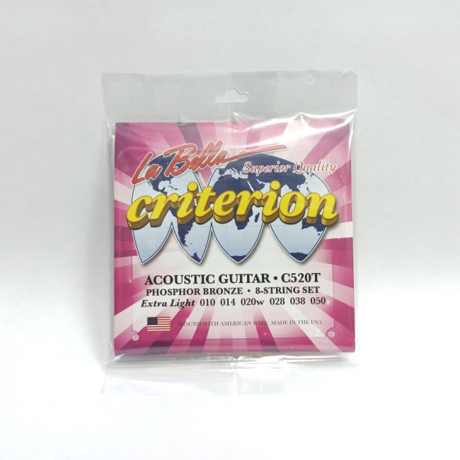 Струны для акустической гитары 10-50 La Bella C520T