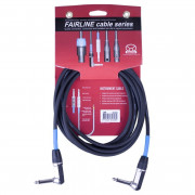 Кабель инструментальный 3м Superlux SFI3RR угловой - угловой Кабель инструментальный 3м Superlux SFI3RR угловой - угловой