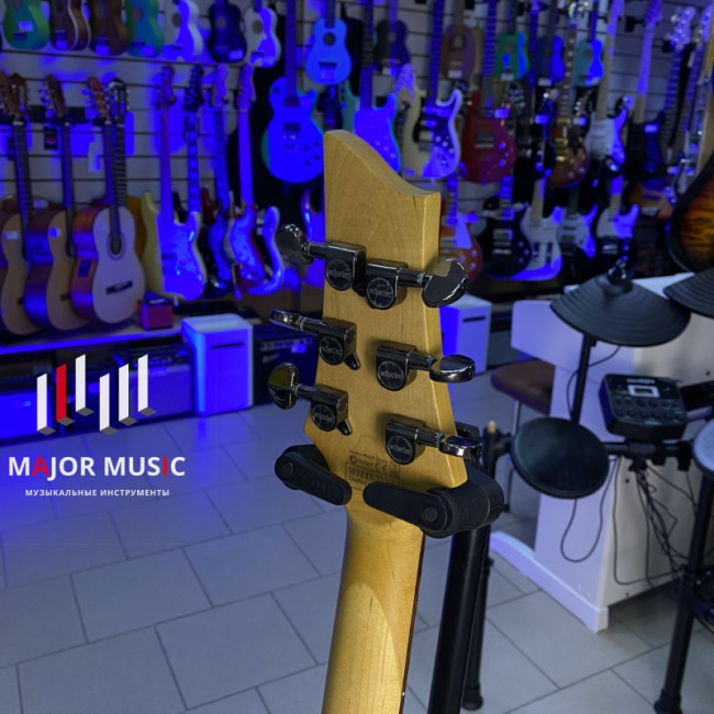 Электрогитара SCHECTER OMEN-6 BLK цвет черный Электрогитара SCHECTER OMEN-6 BLK цвет черный