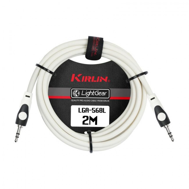 Кабель акустический Kirlin LGA-568L 2m WH mini Jack стерео 3,5 - mini Jackстерео 3,5 2м Кабель акустический Kirlin LGA-568L 2m WH mini Jack стерео 3,5 - mini Jackстерео 3,5 2м