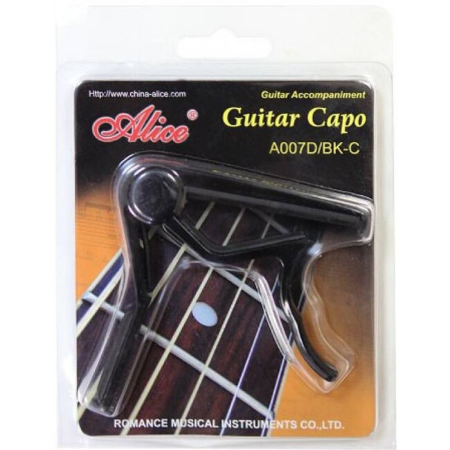 Каподастр для классической гитары Alice A007D/BK-C