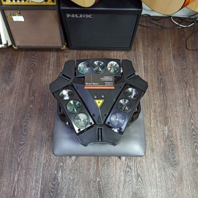 Светодиодный эффект "паук" Big Dipper LM0910RG с лазером (полное вращение)