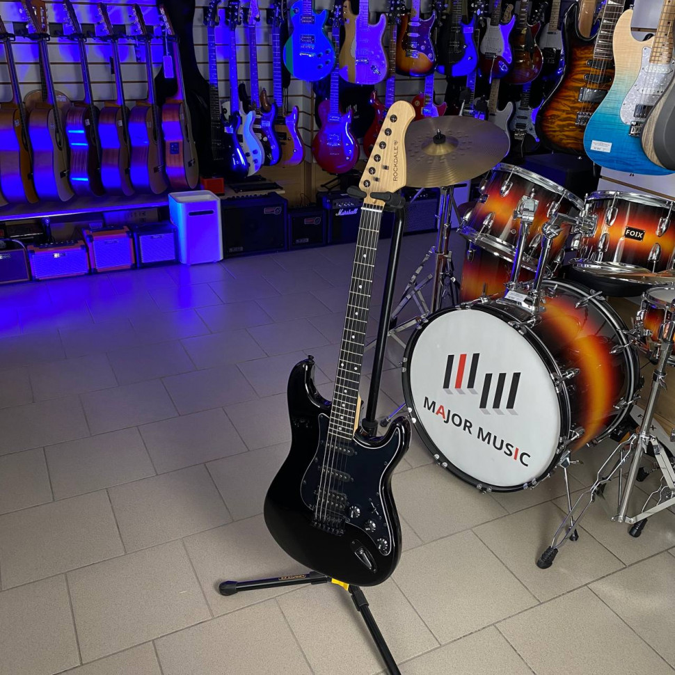 Купить Электрогитара Rockdale Stars HSS BK Limited Edition по цене 14 ...