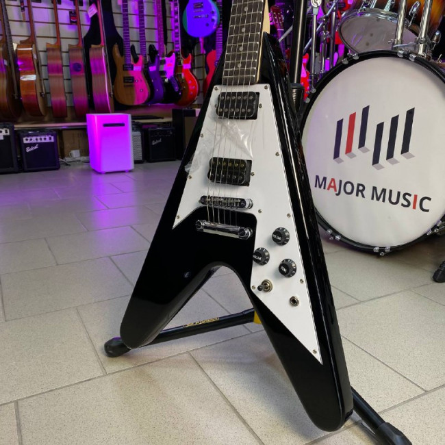 Электрогитара Caraya E235BK V-образная черная