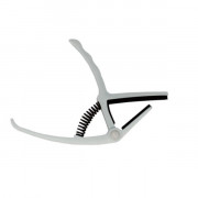 Каподастр для акустической гитары Alice A007L/WH белый Каподастр для акустической гитары Alice A007L/WH белый