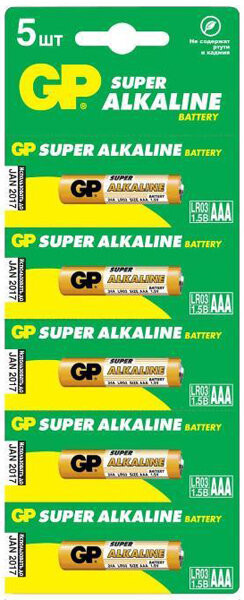 Элемент питания AAA GP GP24A-CR5 алкалиновый Элемент питания AAA GP GP24A-CR5 алкалиновый