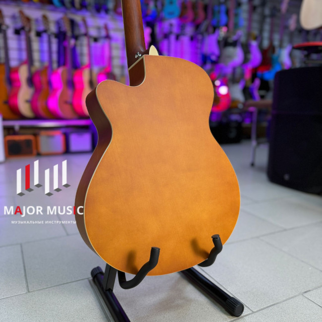 HS-4040-MAS Акустическая гитара, с вырезом, красный санберст, Naranda