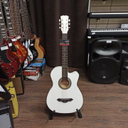 Акустическая гитара Belucci BC3810WH с вырезом белая