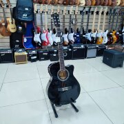 Электроакустическая гитара Elitaro E4050EQBK с вырезом черная