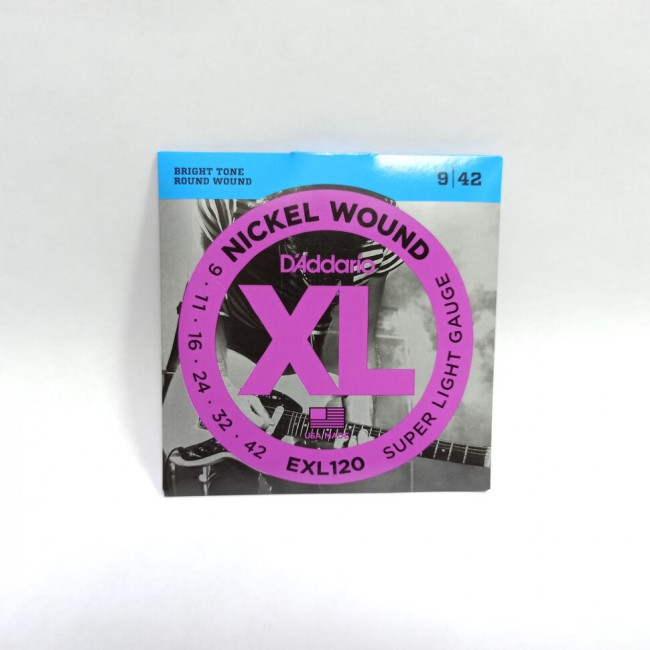 Струны для электрогитары 9-42 D`Addario EXL120 XL NICKEL WOUND Струны для электрогитары 9-42 D`Addario EXL120 XL NICKEL WOUND