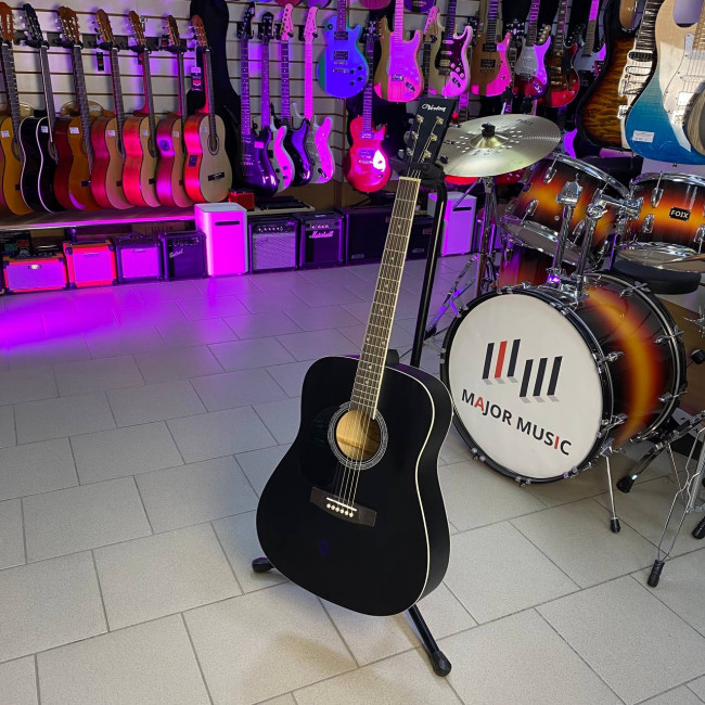 Акустическая гитара Veston D-45 SP/BKS LH леворукая Акустическая гитара Veston D-45 SP/BKS LH леворукая