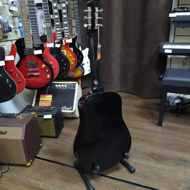 Акустическая гитара Fante FT-R38B-BK черная Акустическая гитара Fante FT-R38B-BK черная