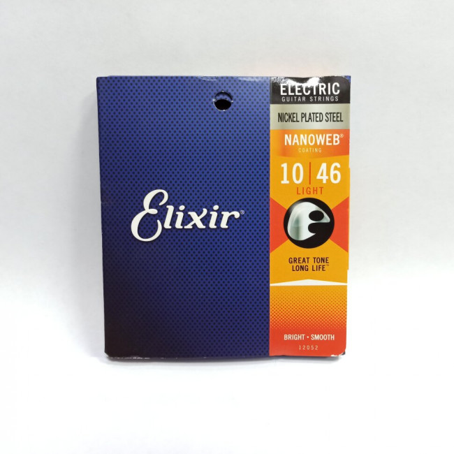 Струны для электрогитары 10-46 Elixir 12052 NANOWEB Струны для электрогитары 10-46 Elixir 12052 NANOWEB