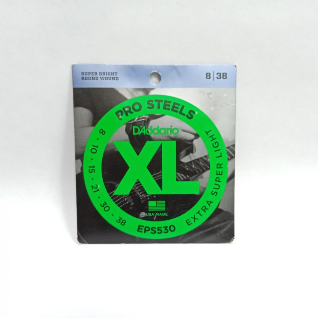 Струны для электрогитары 8-38 D`Addario EPS530 Струны для электрогитары 8-38 D`Addario EPS530