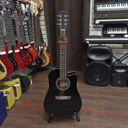 Электроакустическая гитара Fabio FAW-702B CEQ (BK) с вырезом черная