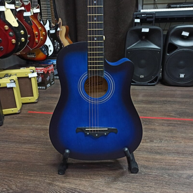 Акустическая гитара Belucci BC3820BLS с вырезом синяя