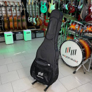 Чехол для акустической гитары ЧГ12-3 плотный (так же подходит для 12-струнной гитары)*