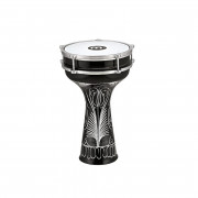 Дарбука Meinl HE-124 8" x 14 1/2" алюминий гравировка цвет черный