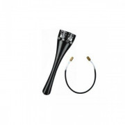 Струнодержатель для виолончели MTR-434-1/2 с машинками металлический черный