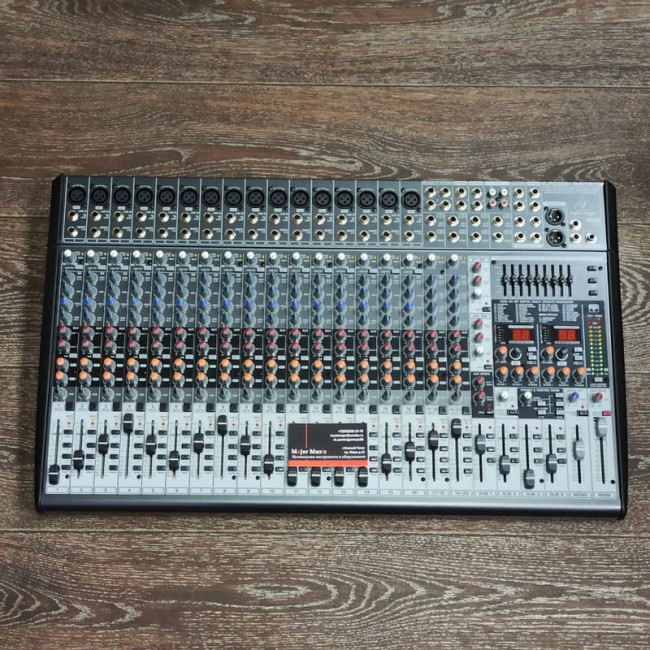 Микшерный пульт BEHRINGER SX2442FX - 16 моно,2 основ. и 2 доп.стерео-входа,4 AUX,4 подгруппы